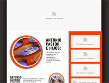 Tablet Screenshot of antoniopastor.com.ar